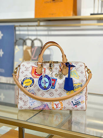 LOUIS VUITTON |  Monogram Flight Mode Speedy Soft 30 In Dune