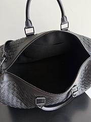 BOTTEGA VENETA | Intrecciato Cabin Duffle In Black Size 55x29x24 cm - 6