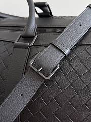 BOTTEGA VENETA | Intrecciato Cabin Duffle In Black Size 55x29x24 cm - 5