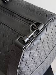 BOTTEGA VENETA | Intrecciato Cabin Duffle In Black Size 55x29x24 cm - 4