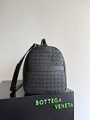 BOTTEGA VENETA | Intrecciato Cabin Duffle In Black Size 55x29x24 cm - 3