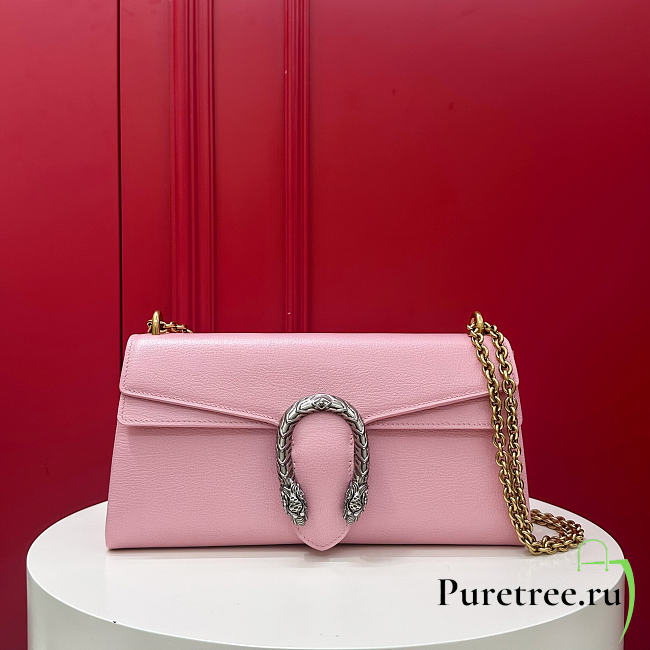GUCCI | Dionysus medium shoulder bag in light pink leather - 1