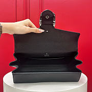 GUCCI | Dionysus medium shoulder bag in light black leather - 4