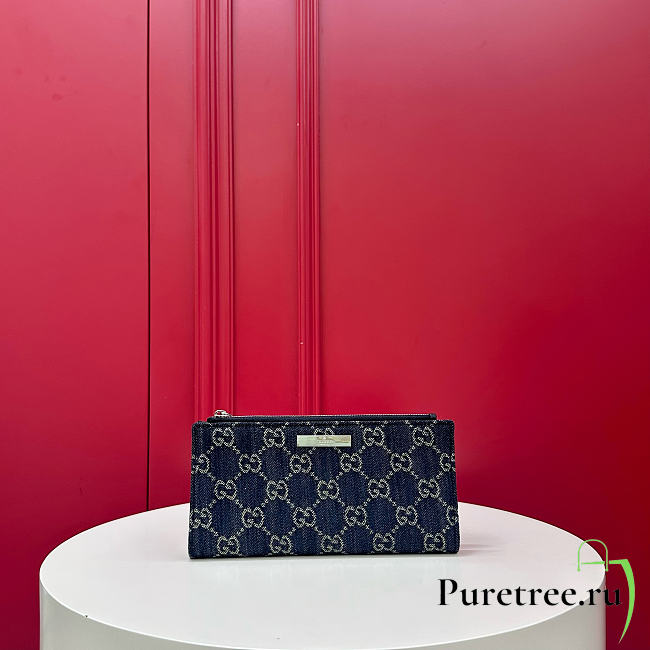 GUCCI | GG Denim wallet Dark Blue - 1