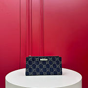 GUCCI | GG Denim wallet Dark Blue - 1