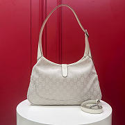 GUCCI | Jackie Large shoulder bag Ivory canvas - 3