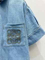 LOEWE | Short sleeve shirt in denim - 3