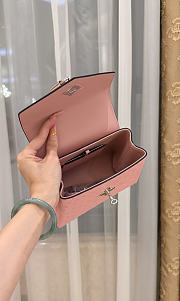 LOUIS VUITTON | Ostrich Rose Des Vents Mini Pink  - 2