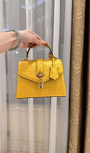 LOUIS VUITTON | Ostrich Rose Des Vents Mini Blue - 1