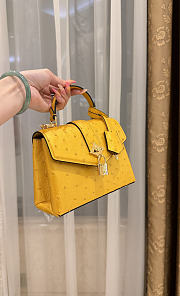 LOUIS VUITTON | Ostrich Rose Des Vents Mini Blue - 4