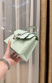 LOUIS VUITTON | Ostrich Rose Des Vents Mini Mint - 2