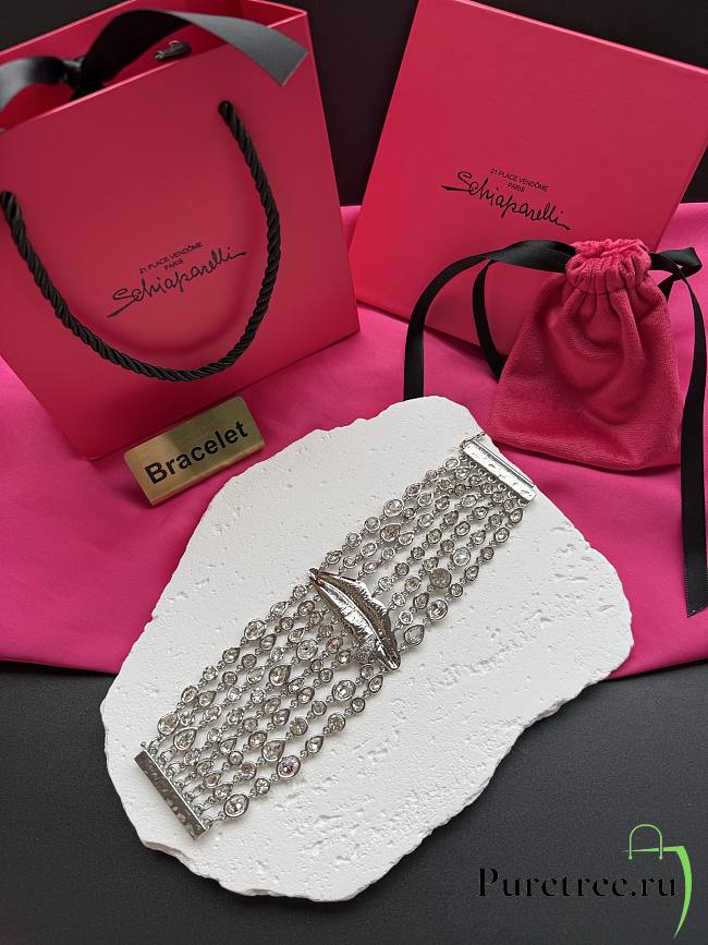 Schiaparelli bracelet silver - 1