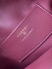 CHANEL | Clutch with Leather Strap Taupe Suede - 2