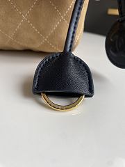 CHANEL | Clutch with Leather Strap Camel Suede - 6