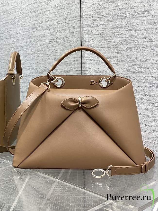 DIOR | Large Cigale Bag Myosotis Brown - 1