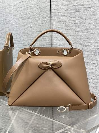 DIOR | Large Cigale Bag Myosotis Brown
