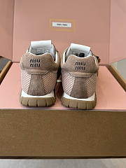 Miu Miu Mary Jane Style German Training Casual Shoes Beige - 6