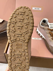 Miu Miu Mary Jane Style German Training Casual Shoes Beige - 2