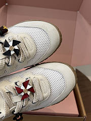 Miu Miu Mary Jane Style German Training Casual Shoes White - 3