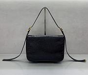 BALENCIAGA | Clicca Shoulder Bag Medium in Muscade Black - 6