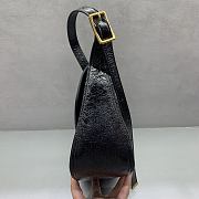 BALENCIAGA | Clicca Shoulder Bag Medium in Muscade Black - 4