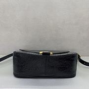 BALENCIAGA | Clicca Shoulder Bag Medium in Muscade Black - 2
