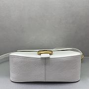 BALENCIAGA | Clicca Shoulder Bag Medium in Muscade White - 5