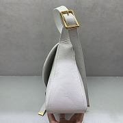 BALENCIAGA | Clicca Shoulder Bag Medium in Muscade White - 3