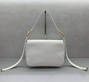 BALENCIAGA | Clicca Shoulder Bag Medium in Muscade White - 4
