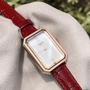 Tissot Red Mother-of-Pearl Watch-White - 2