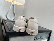 CHANEL | Ivory Pearl Chain Loafers - 5