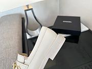 CHANEL | Ivory Pearl Chain Loafers - 4