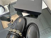 CHANEL | Black Pearl Chain Loafers - 4