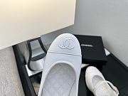 CHANEL | White Mary Jane Heels - 5