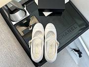 CHANEL | White Mary Jane Heels - 2