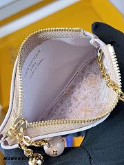 LOUIS VUITTON | Key Pouch Wallet Beige M28993 - 3