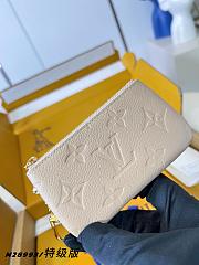 LOUIS VUITTON | Key Pouch Wallet Beige M28993 - 4