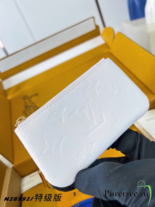 LOUIS VUITTON | Key Pouch Wallet White M28993 - 1