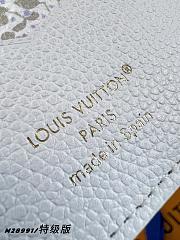 LOUIS VUITTON | Passport Cover Monogram Empreinte Leather Beige - 4