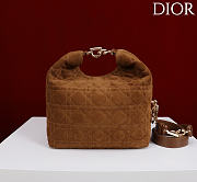 DIOR | De Sol Hobo Bag Suede Brown - 6