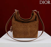 DIOR | De Sol Hobo Bag Suede Brown - 2