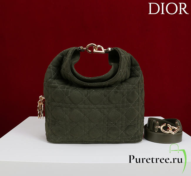 DIOR | De Sol Hobo Bag Suede Green - 1