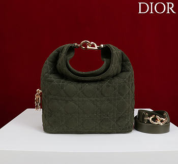 DIOR | De Sol Hobo Bag Suede Green