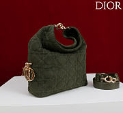 DIOR | De Sol Hobo Bag Suede Green - 3