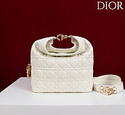 DIOR | De Sol Hobo Bag Leather White - 1