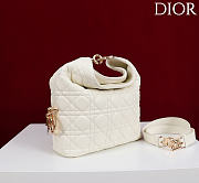 DIOR | De Sol Hobo Bag Leather White - 5