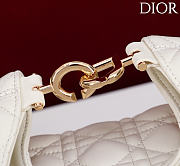 DIOR | De Sol Hobo Bag Leather White - 4
