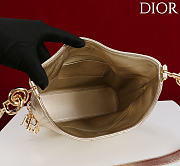 DIOR | De Sol Hobo Bag Leather Metallic Gold-Tone - 5