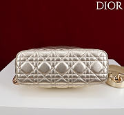 DIOR | De Sol Hobo Bag Leather Metallic Gold-Tone - 4