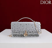 DIOR | Faux Pearl My Dior Mini Lighr Gray - 1